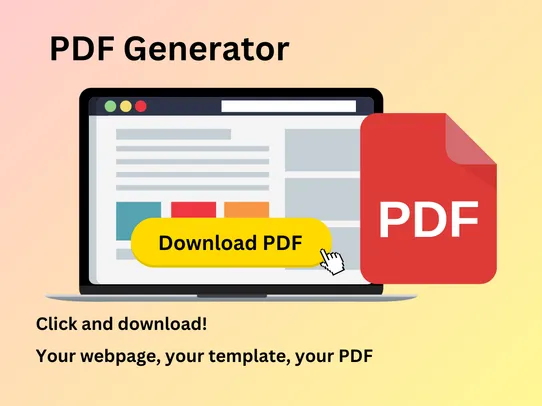 PDF Generator screenshot