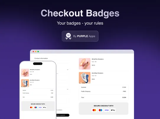 Payment Icons Checkout Badges screenshot