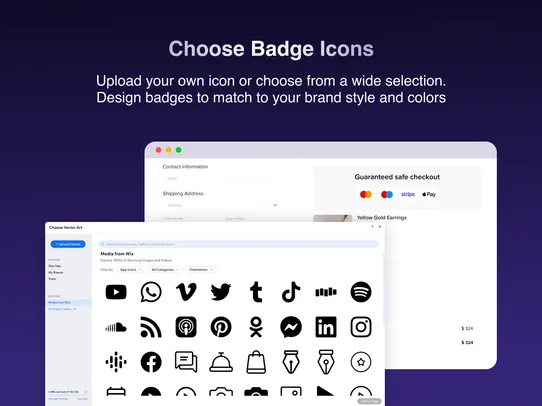 Payment Icons Checkout Badges screenshot