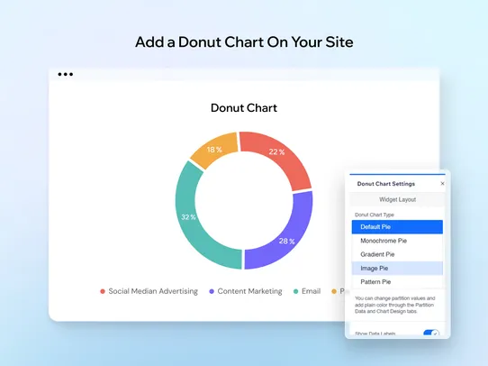 Donut Chart screenshot