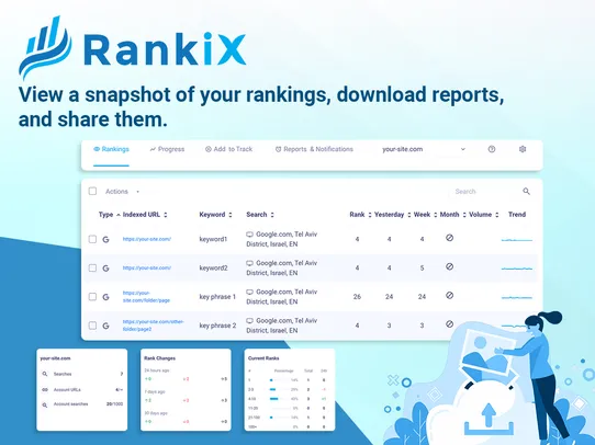 RankiX - SEO Rank Tracker screenshot