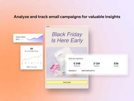 Wix Email Marketing screenshot