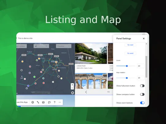 Listing &amp; Map screenshot