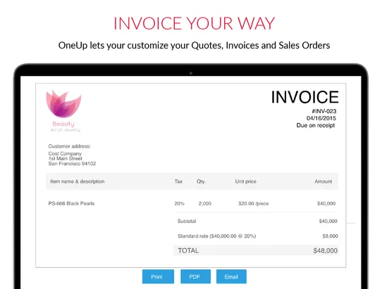 Accounting &amp; Invoicing screenshot