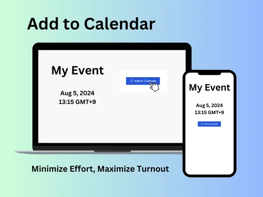 Add to Calendar screenshot