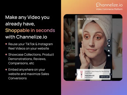 Channelize Live Video Shopping screenshot