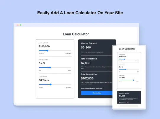 Loan Calculator screenshot