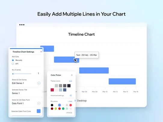 Timeline Chart screenshot