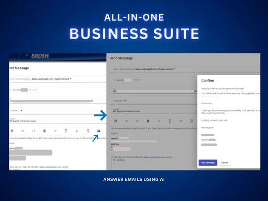 BROSH Business Suite screenshot