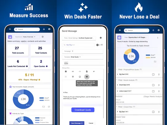 BROSH Business Suite screenshot