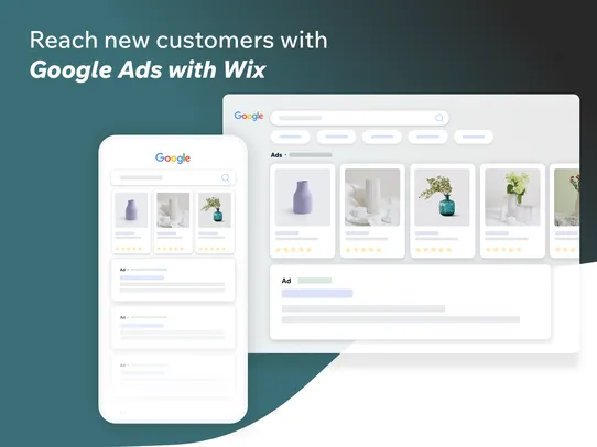 Google Ads with Wix screenshot