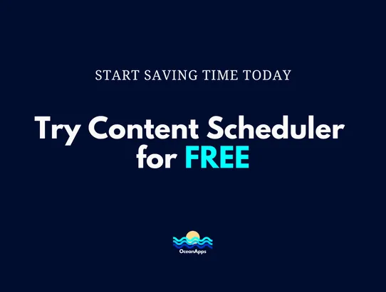 Content Scheduler by OceanApps screenshot