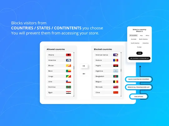Easy Country Blocker screenshot