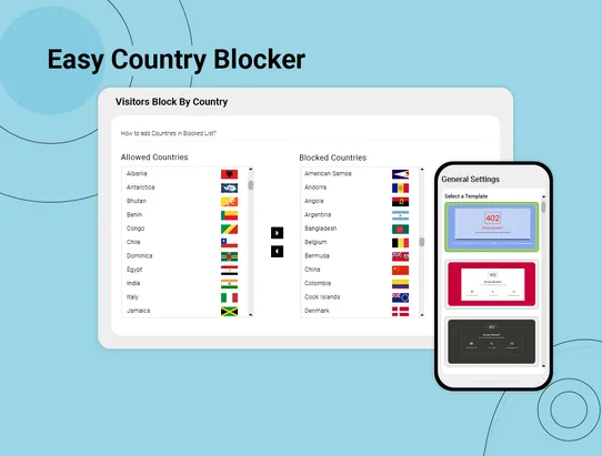 Easy Country Blocker screenshot