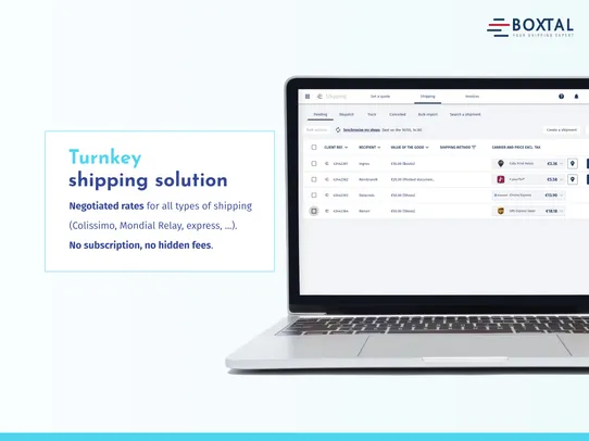 Boxtal - Shipping solution screenshot