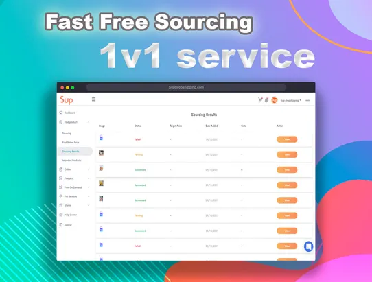 Sup Dropshipping screenshot