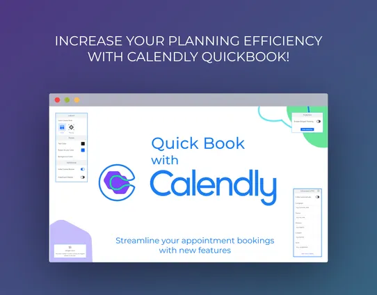 Calendly QuickBook screenshot