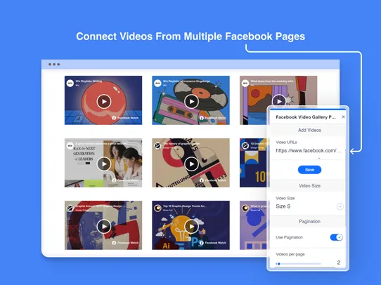 Facebook Video Gallery screenshot