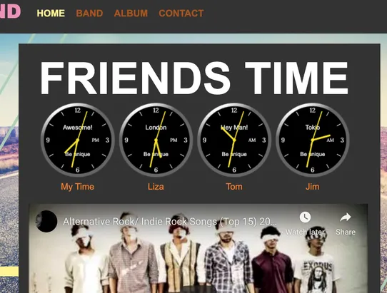 Clock screenshot