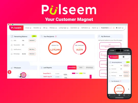 Pulseem screenshot