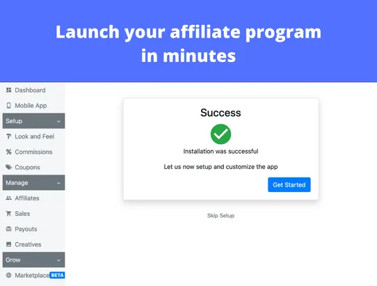 Goaffpro Affiliate Marketing screenshot