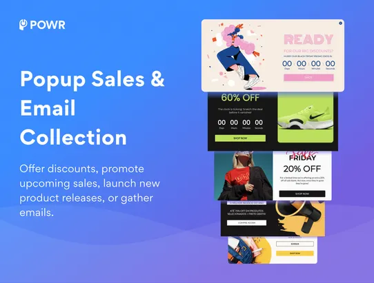 Popup Sales &amp; Email Collection screenshot