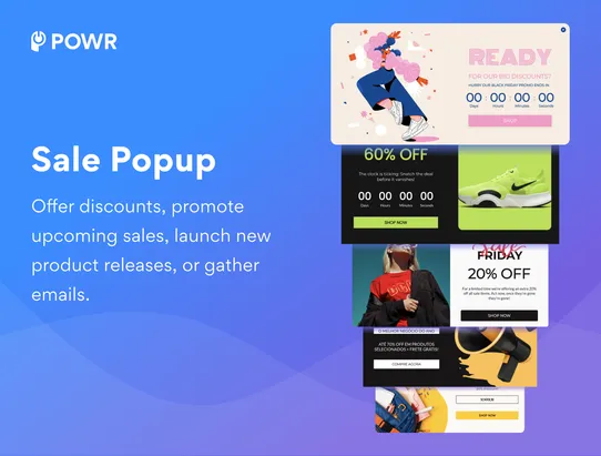 Sales &amp; Email Popup by POWR screenshot