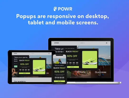 Sales &amp; Email Popup by POWR screenshot