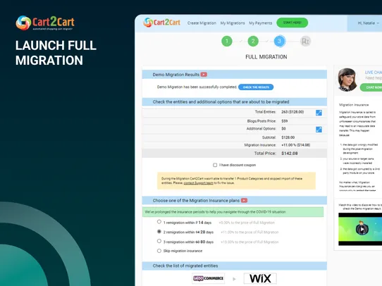 Cart2Cart: Wix Store Migration screenshot