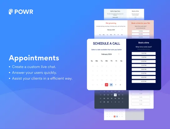 POWR Appointments Booking screenshot