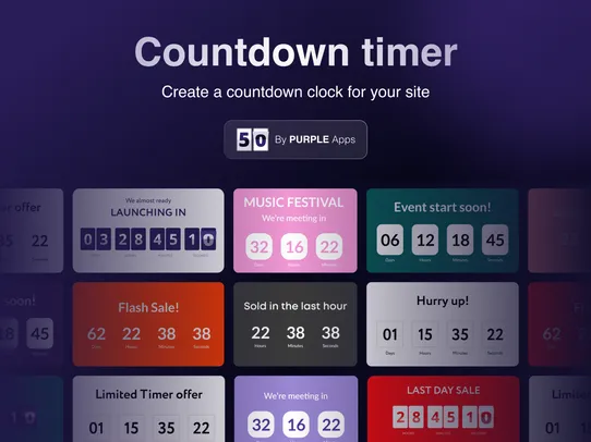 Countdown Timer App screenshot