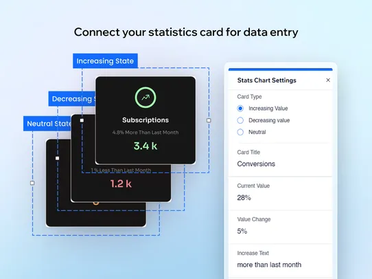 Statistics Card screenshot