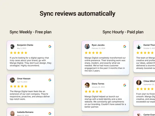 Google Reviews Slider screenshot