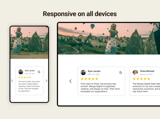 Google Reviews Slider screenshot
