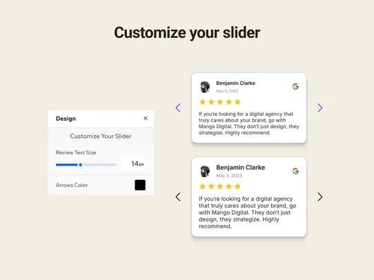 Google Reviews Slider screenshot