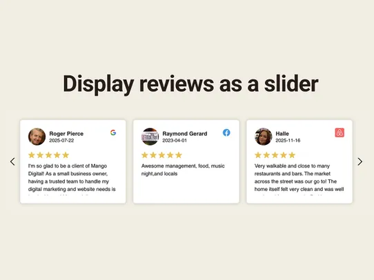 Google Reviews MAX screenshot