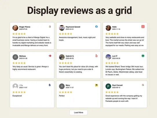 Google Reviews MAX screenshot