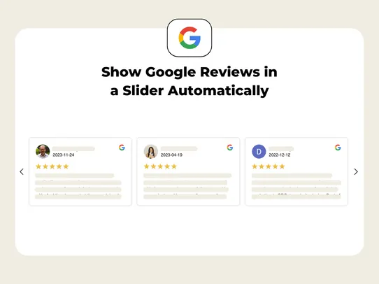 Google Reviews Slider screenshot