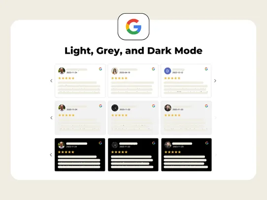 Google Reviews Slider screenshot