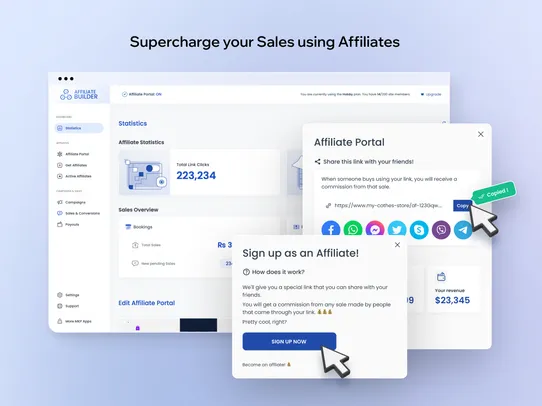 Affiliate Builder screenshot