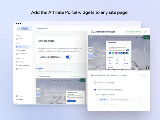 Affiliate Builder screenshot