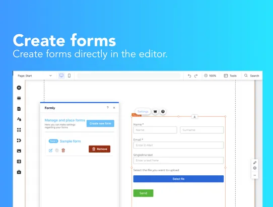 Contact Form by Formly screenshot