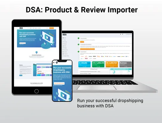 DSA: Product &amp; Review Importer screenshot