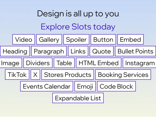 Slots for Events screenshot