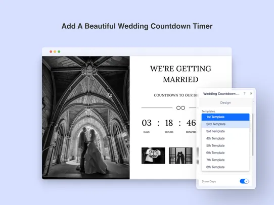 Wedding Countdown Timer screenshot