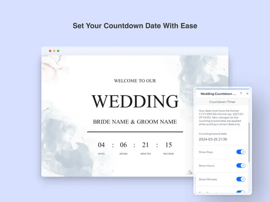 Wedding Countdown Timer screenshot