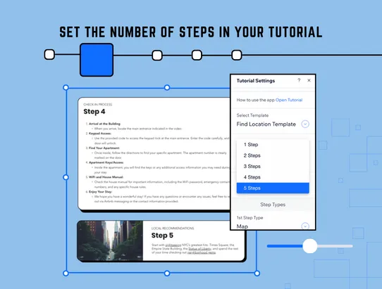 Steps Layout screenshot