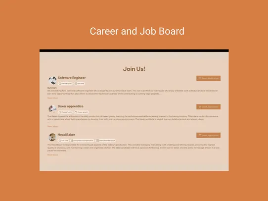 Career and Job Board screenshot