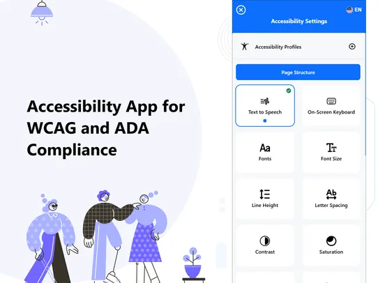 UpAccessibility screenshot