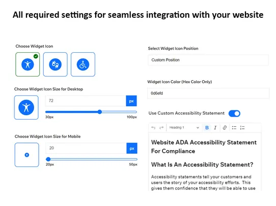 UpAccessibility screenshot